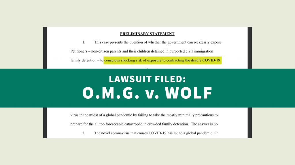 OMG V WOLF lawsuit filed
